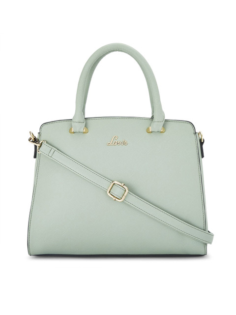 

Lavie Women Mint Green Solid Satchel Bag