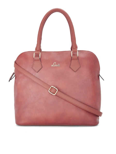 

Lavie Peach-Coloured Textured Shoulder Bag