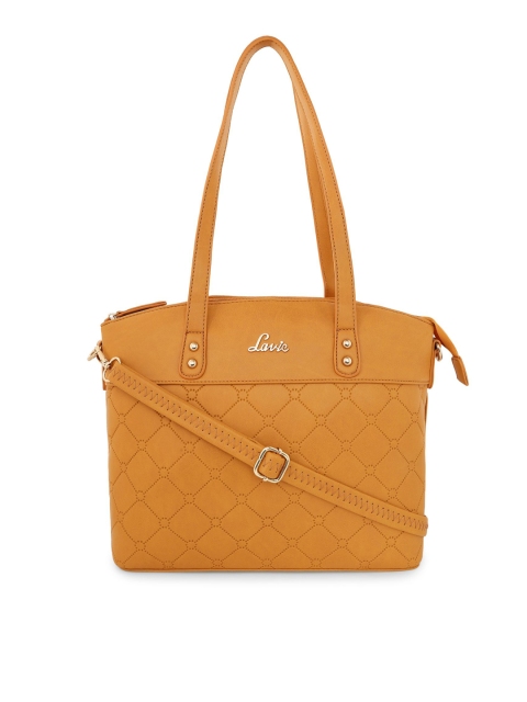 

Lavie Yellow Solid Shoulder Quilted Bag