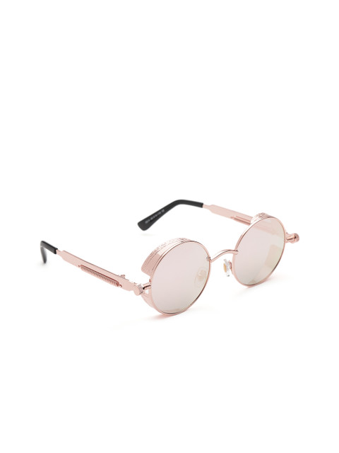 

Carlton London Women Mirrored Round Sunglasses 0914-C9, Pink