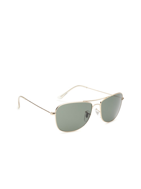 

Carlton London Men Rectangle Sunglasses 7761, Green
