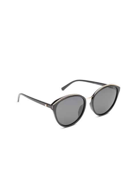 

Carlton London Women Polarised Oval Sunglasses 201949, Black
