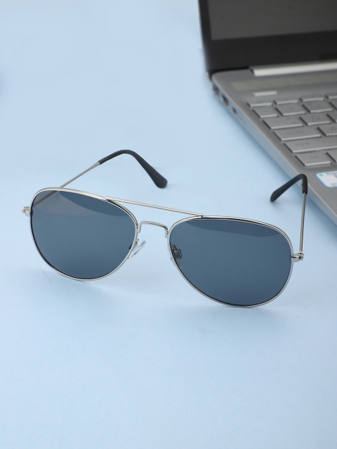 

Carlton London Unisex Polarised Aviator Sunglasses 61901, Black