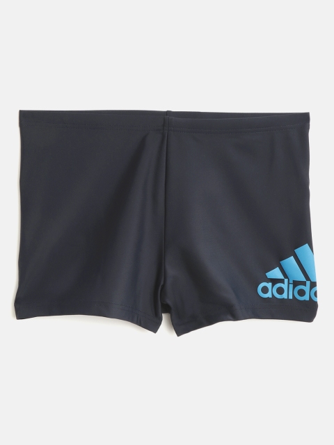

ADIDAS Men Navy Blue Solid Fitness BX BOS Swim Shorts