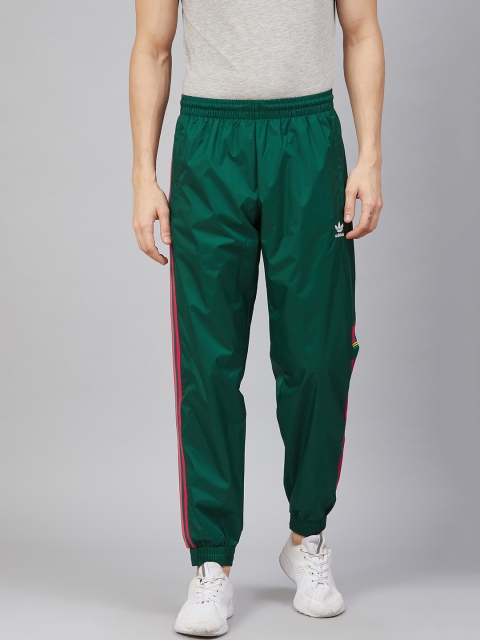 

ADIDAS Originals Men Green 3D Trefoil 3-Stripes Joggers