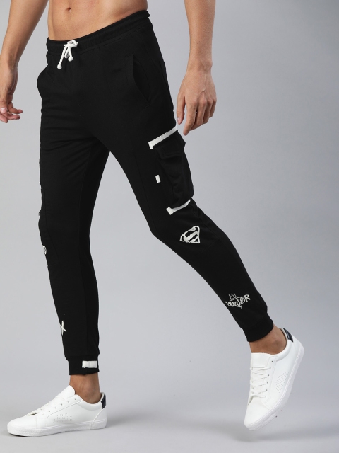 

Kook N Keech Superman Men Black Printed Straight Fit Joggers