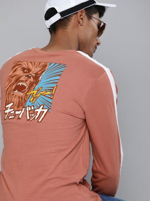 

Kook N Keech Star Wars Men Pink Printed Round Neck T-shirt