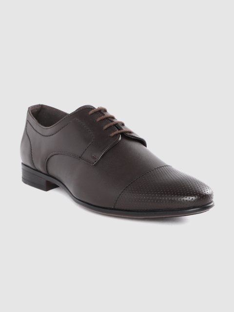 

INVICTUS Men Coffee Brown Solid Formal Derbys