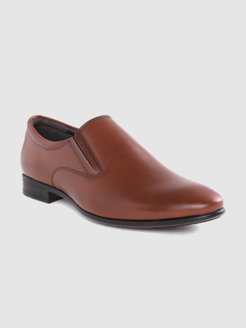 

INVICTUS Men Brown Solid Formal Slip-Ons
