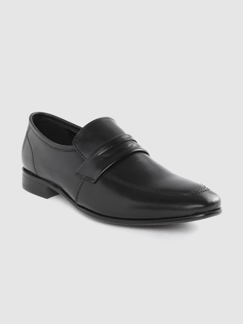 

INVICTUS Men Black Solid Formal Slip-Ons