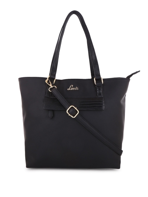 

Lavie Black Solid Shoulder Bag