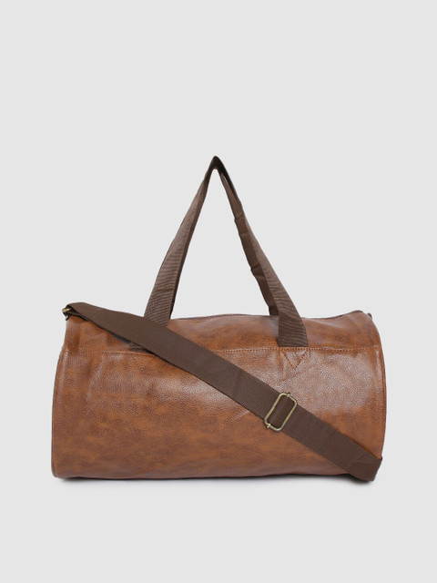 

Azani Unisex Tan-Brown Solid Velocity Duffel Gym Bag