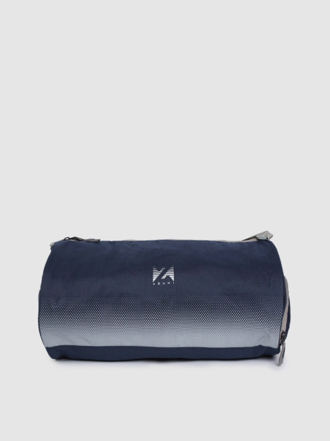 

Azani Unisex Navy Blue Printed Duffel Gym Bag With Shoe Compartment