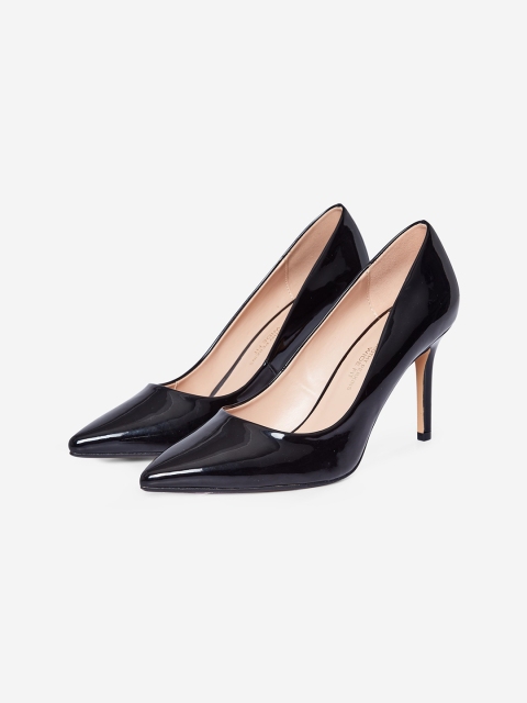 

DOROTHY PERKINS Women Black Wide Fit Solid Pumps