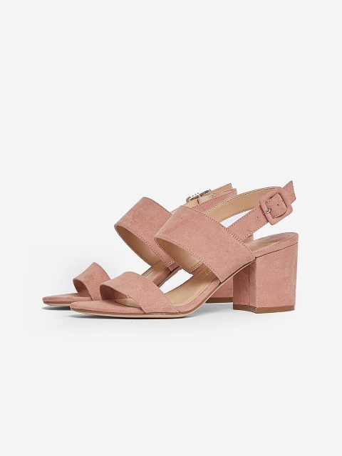 

DOROTHY PERKINS Women Pink Wide Fit Solid Block Heels
