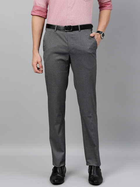 

Van Heusen Men Grey Slim Fit Trousers