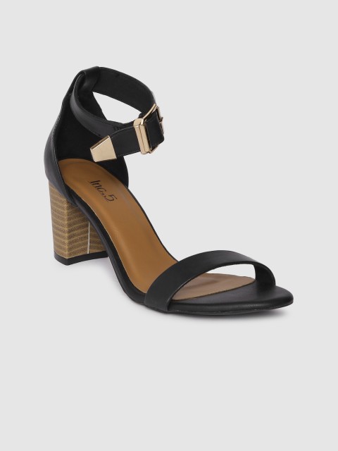 

Inc 5 Women Black Solid Heels