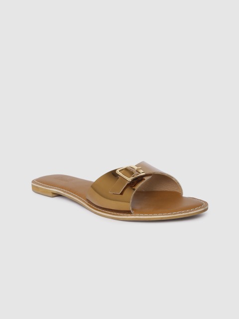 

Inc 5 Women Brown Solid One Toe Flats
