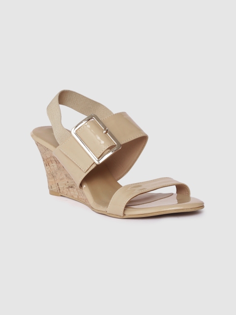 

Inc 5 Women Beige Solid Wedges
