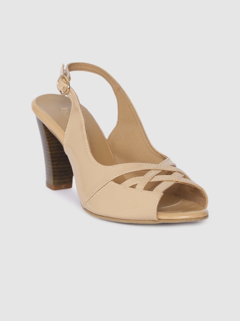 

Inc 5 Women Beige Solid Block Heels