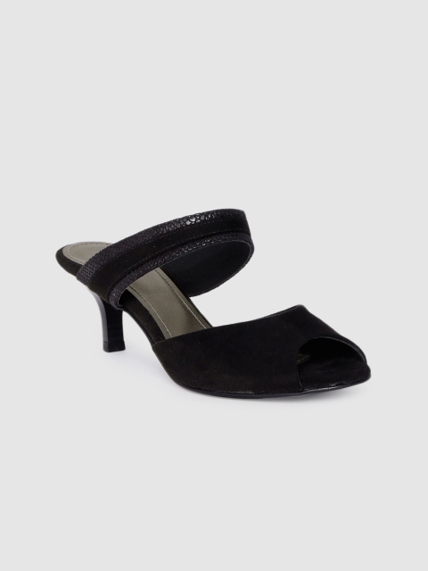 

Inc 5 Women Black Solid Peep Toes