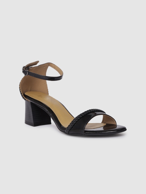 

Inc 5 Women Black Solid Sandals