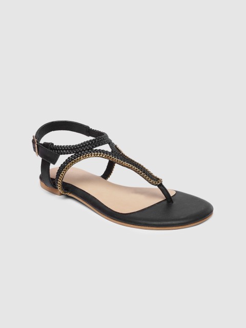 

Inc 5 Women Black Open Toe Flats