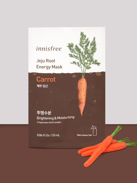 

Innisfree Jeju Root Energy Sheet Mask - Carrot 25 ml, Brown