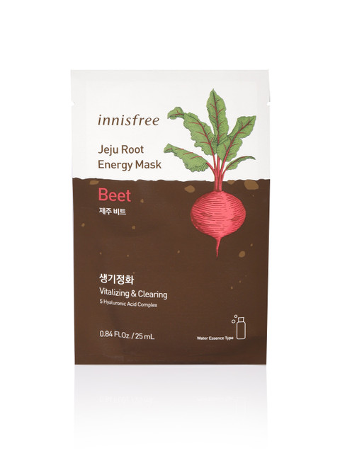 

Innisfree Jeju Root Energy Sheet Mask - Beet 25 ml, Burgundy
