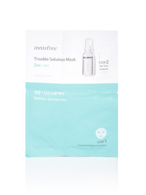 

Innisfree Unisex Trouble Solution Sheet Mask - Zinc 20 ml, Sea green