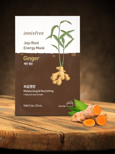 

Innisfree Jeju Root Energy Sheet Mask - Ginger 25 ml, Brown