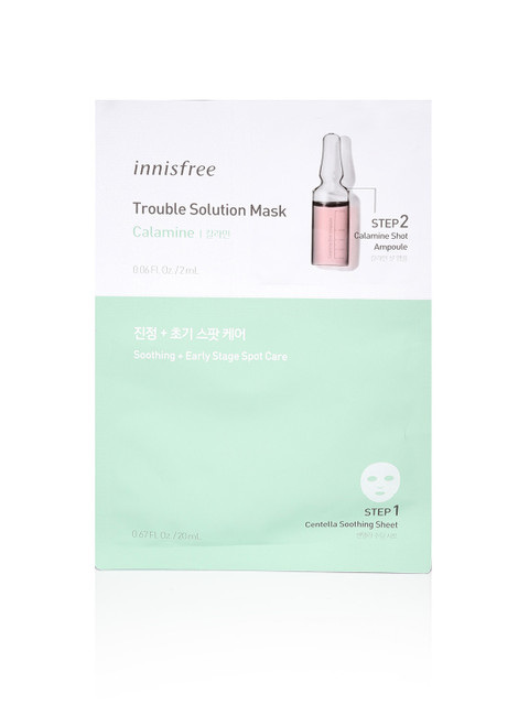 

Innisfree Unisex Trouble Solution Sheet Mask - Calamine 20 ml, Green