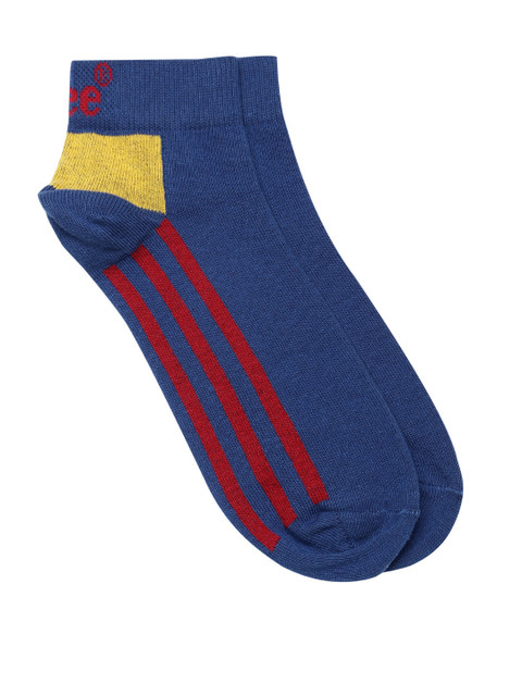 

Lee Men Blue Ankle-Length Socks