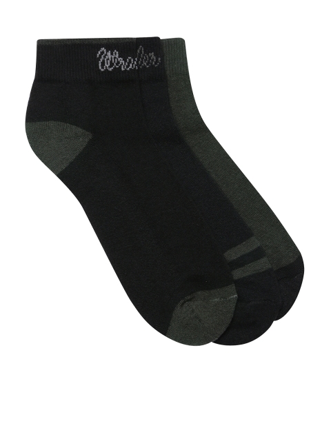 

Wrangler Men Set of 3 Ankle-Length Socks, Black