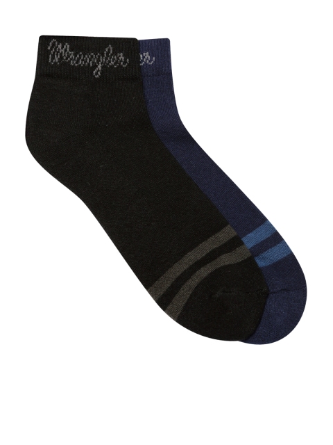 

Wrangler Men Set of 2 Ankle-Length Socks, Black