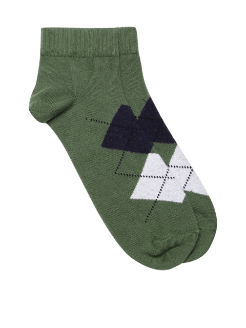 

Wrangler Men Green Ankle-Length Socks