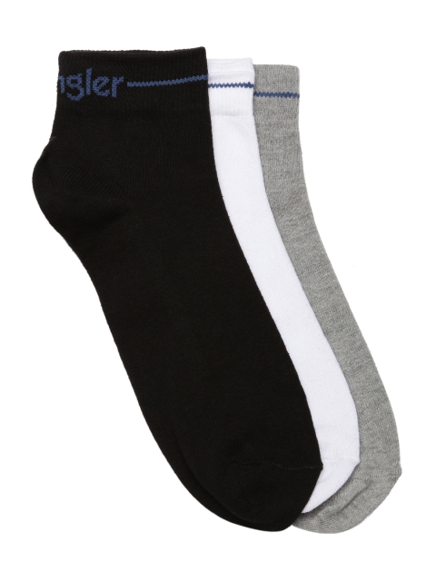 

Wrangler Men Set of 3 Ankle-Length Socks, Black