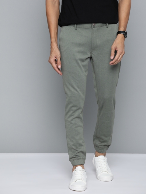 

Mast & Harbour Men Green Regular Fit Solid Joggers