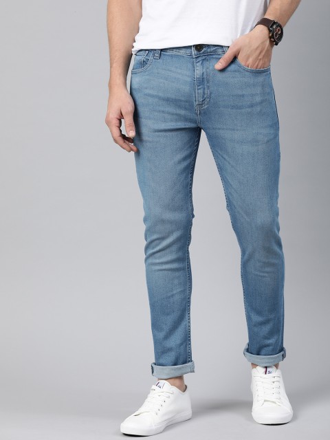 

Mast & Harbour Men Blue Slim Fit Mid-Rise Clean Look Stretchable Jeans