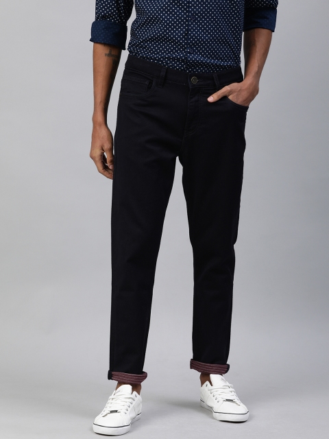 

Mast & Harbour Men Blue Slim Tapered Fit Mid-Rise Clean Look Stretchable Jeans