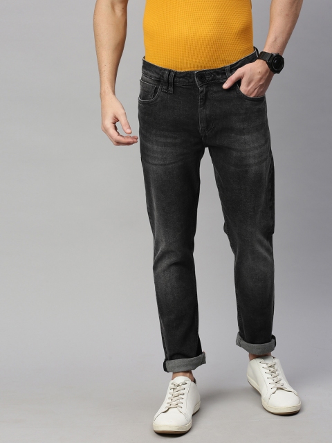 

Mast & Harbour Men Black Skinny Fit Mid-Rise Clean Look Jeans