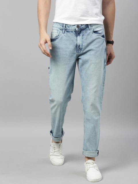 

Mast & Harbour Men Blue Slim Fit Mid-Rise Clean Look Stretchable Jeans