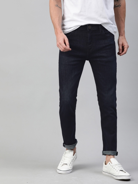 

Mast & Harbour Men Black Skinny Fit Mid-Rise Clean Look Stretchable Jeans