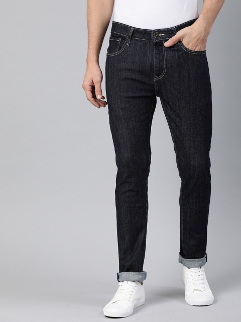 

Mast & Harbour Men Blue Slim Fit Mid-Rise Clean Look Stretchable Jeans