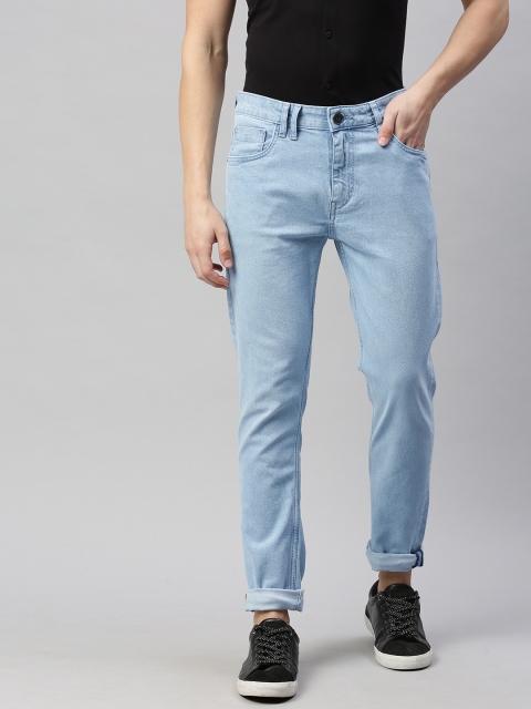 

Mast & Harbour Men Blue Skinny Fit Mid-Rise Clean Look Stretchable Jeans