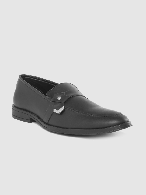 

INVICTUS Men Black Solid Formal Slip-Ons