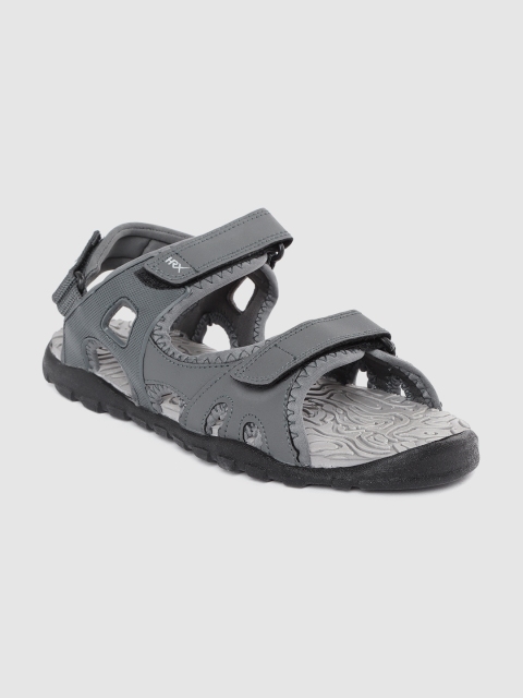 

HRX by Hrithik Roshan Men Grey Solid Sports Sandals