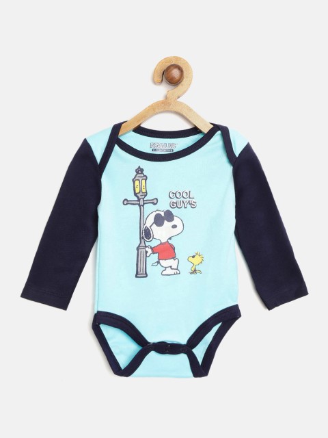 

Moms Love Boys Blue Snoppy Print Bodysuit