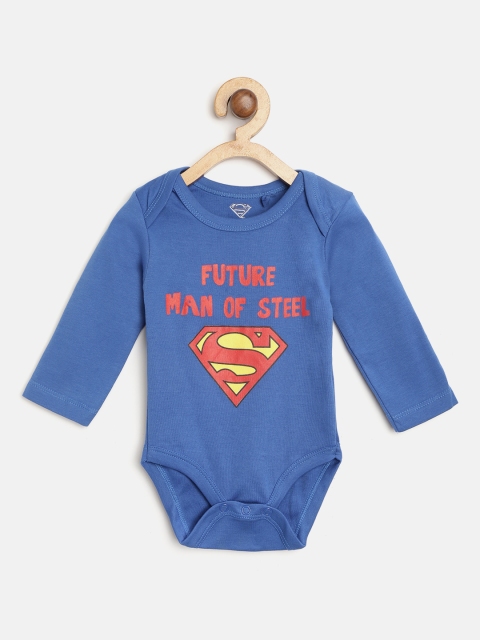 

Moms Love Boys Blue Superman Print Bodysuit