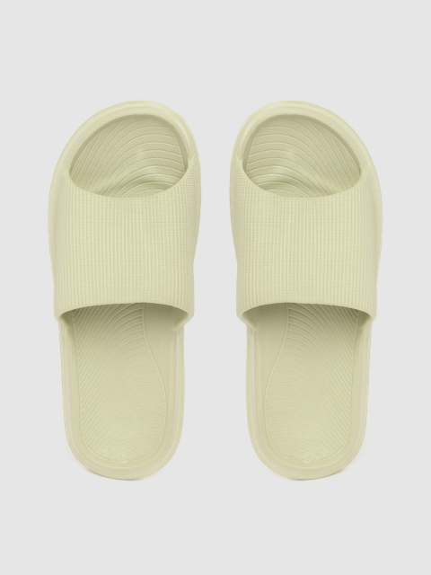 

Kook N Keech Women Green Striped Sliders